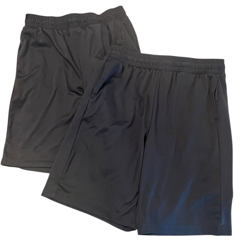 Boys Athletic Works Navy Blue Athletic Shorts XXL -2 pairs